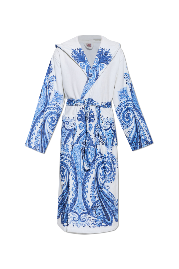 Bathrobe with hood od Etro Home