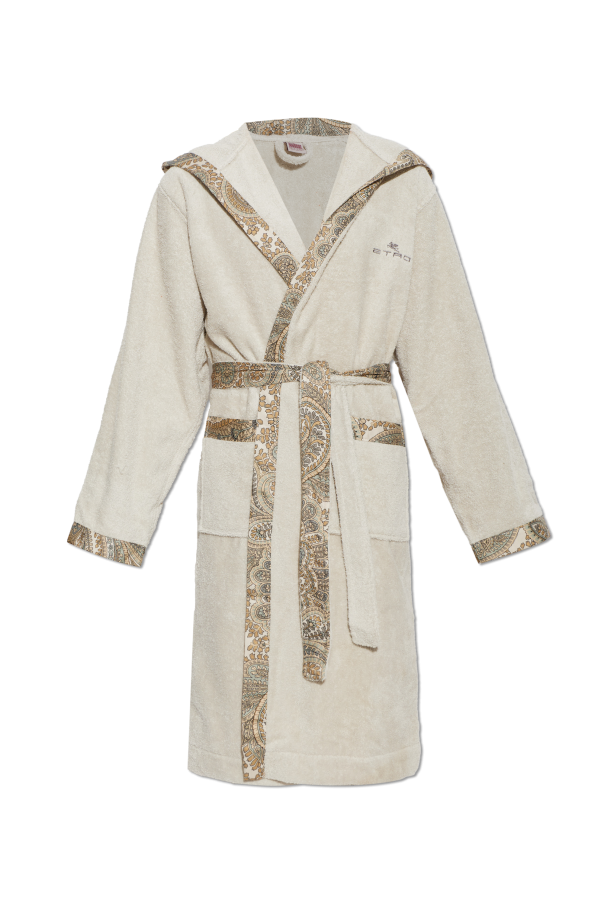 Bathrobe with hood od Etro Home