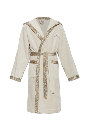 Bathrobe with hood
