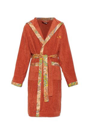 Bathrobe with hood