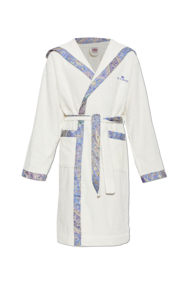 Bathrobe with hood od Etro Home