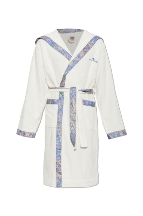 Bathrobe with hood