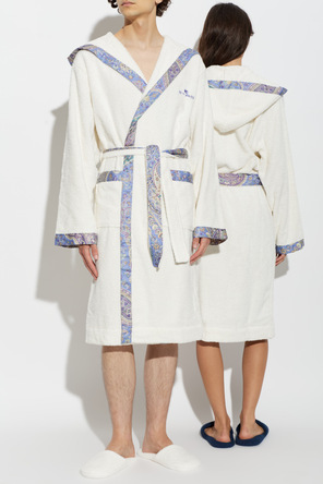 Etro Home Dressing gown with hood