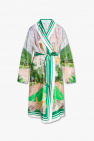Casablanca GREEN Silk bathrobe