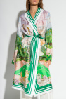 Casablanca GREEN Silk bathrobe
