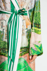 Casablanca GREEN Silk bathrobe
