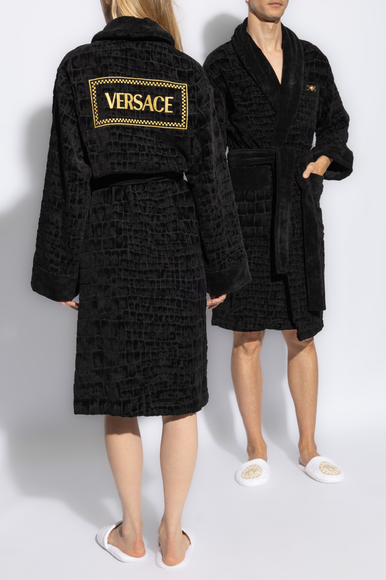 Versace Home Bathrobe with logo