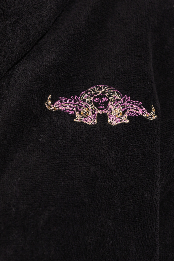 Versace Home Bademantel mit Gürtel