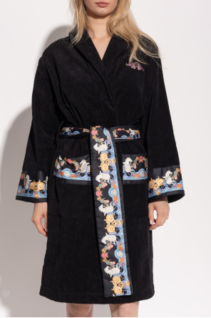 Versace Home Bademantel mit Gürtel
