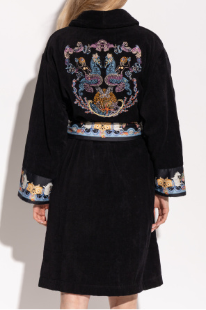 Versace Home Bademantel mit Gürtel