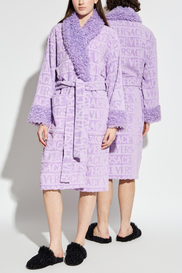 Versace Home Robe finished with faux fur