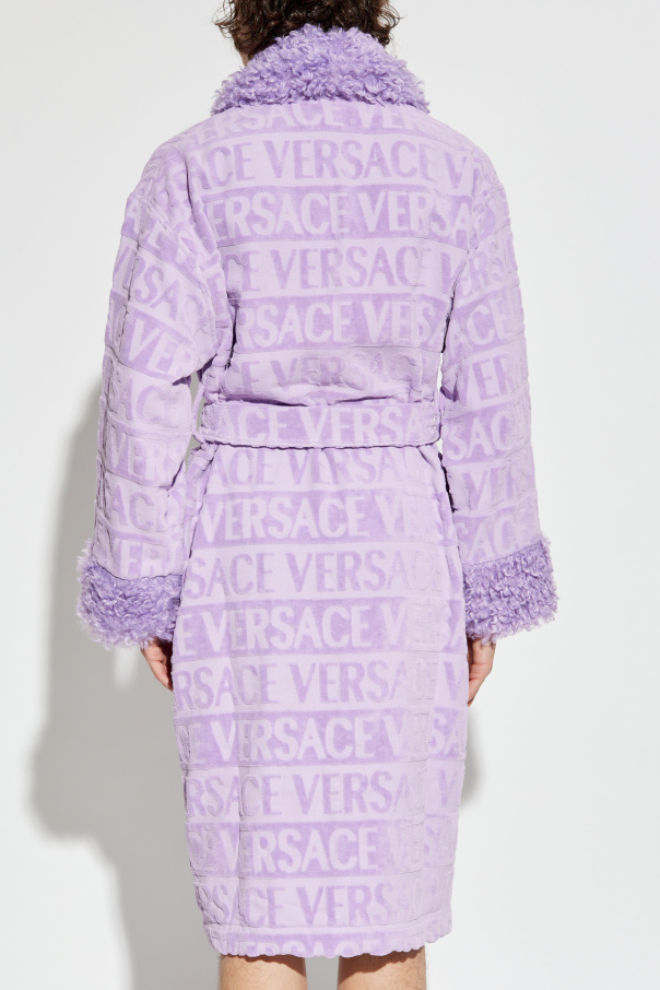 Versace Home Robe finished with faux fur
