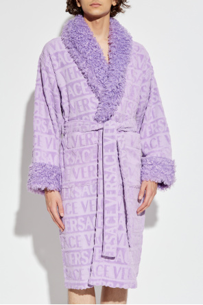 Versace Home Robe finished with faux fur