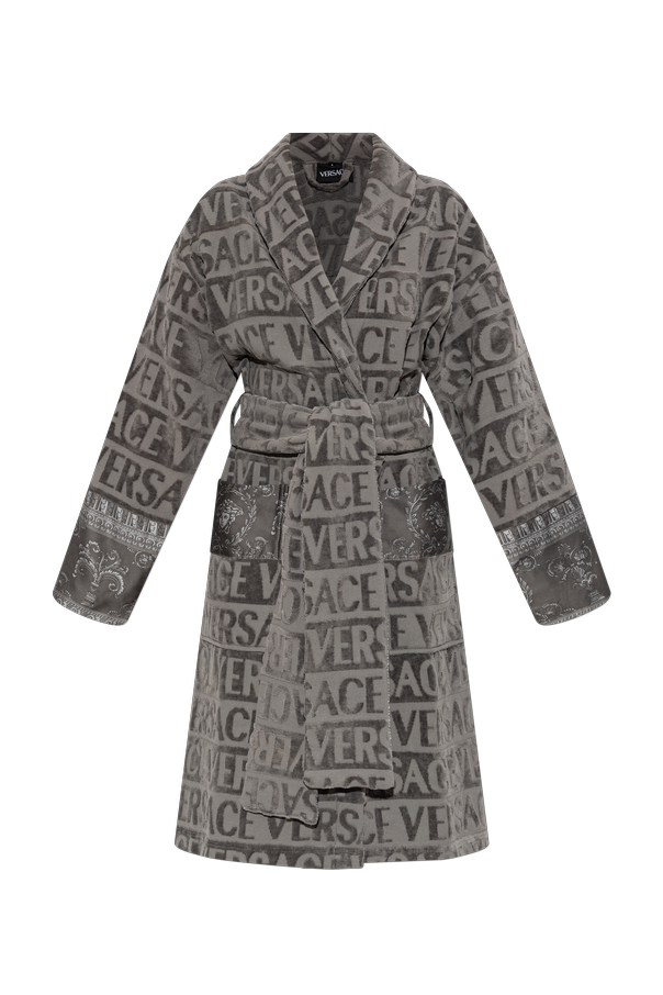 Cotton robe with belt od Versace Home