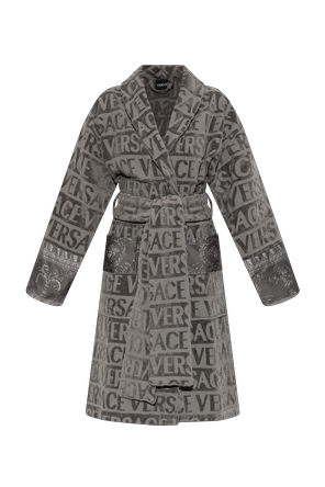 Cotton robe with belt
