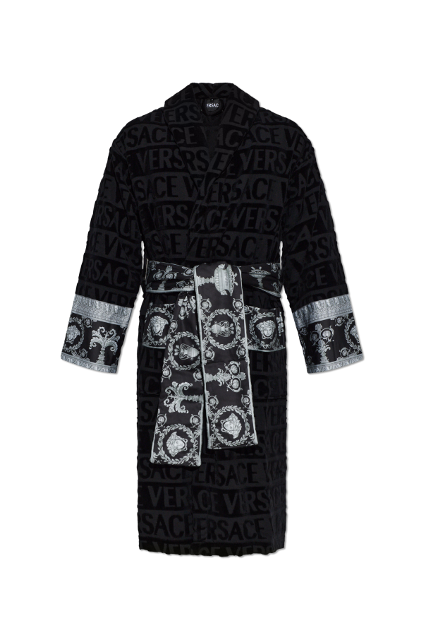 Bathrobe with logo od Versace Home