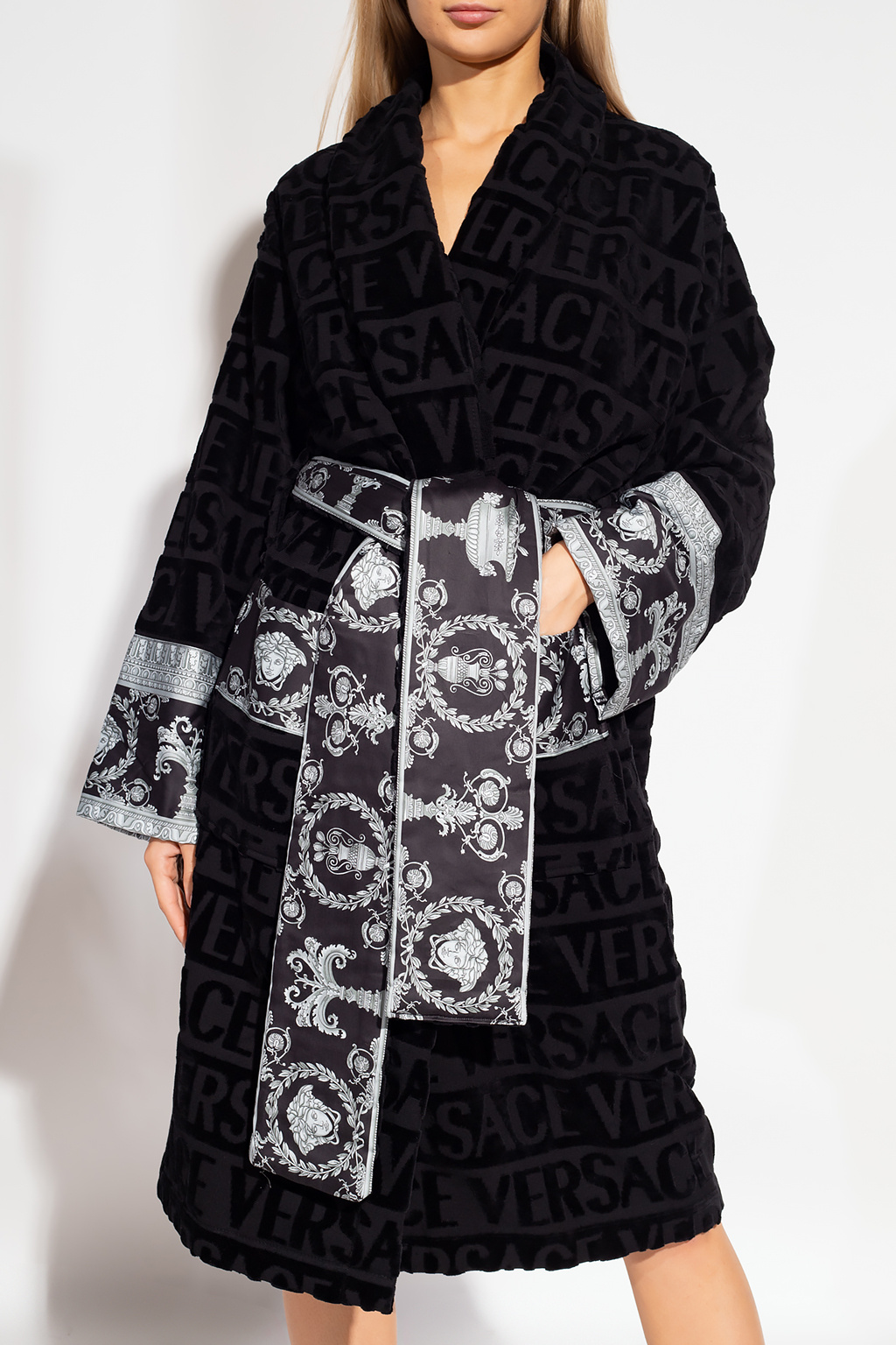 Versace Home Bathrobe with logo