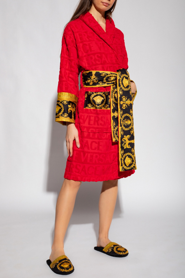 Versace Home Robe with logo