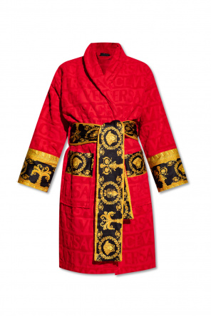 Robe with logo od Versace Home