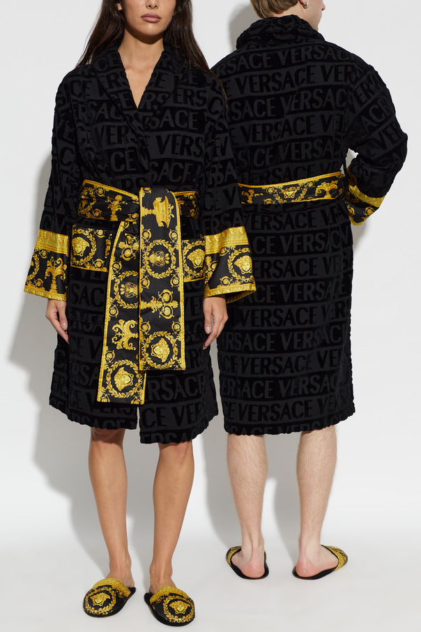Versace Home Patterned bathrobe