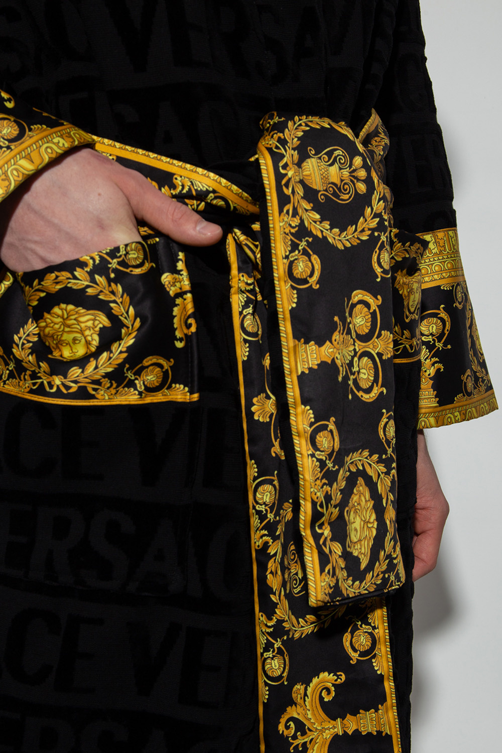 Versace Home Patterned bathrobe