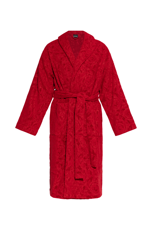 Cotton bathrobe with Barocco pattern, zdjęcie 1 Cotton bathrobe with Barocco pattern od Versace Home