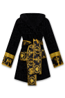 Versace Home BLACK Patterned bathrobe