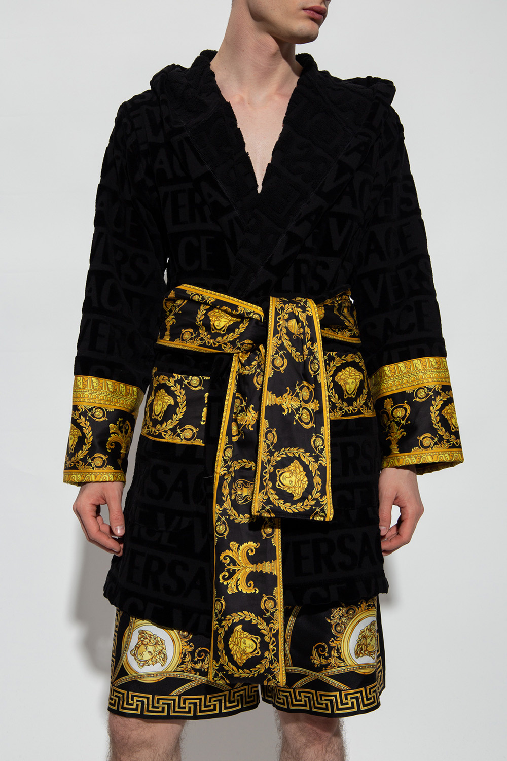 Versace Home Patterned bathrobe