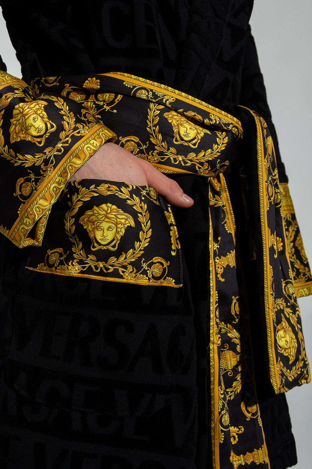 Versace Home Patterned bathrobe