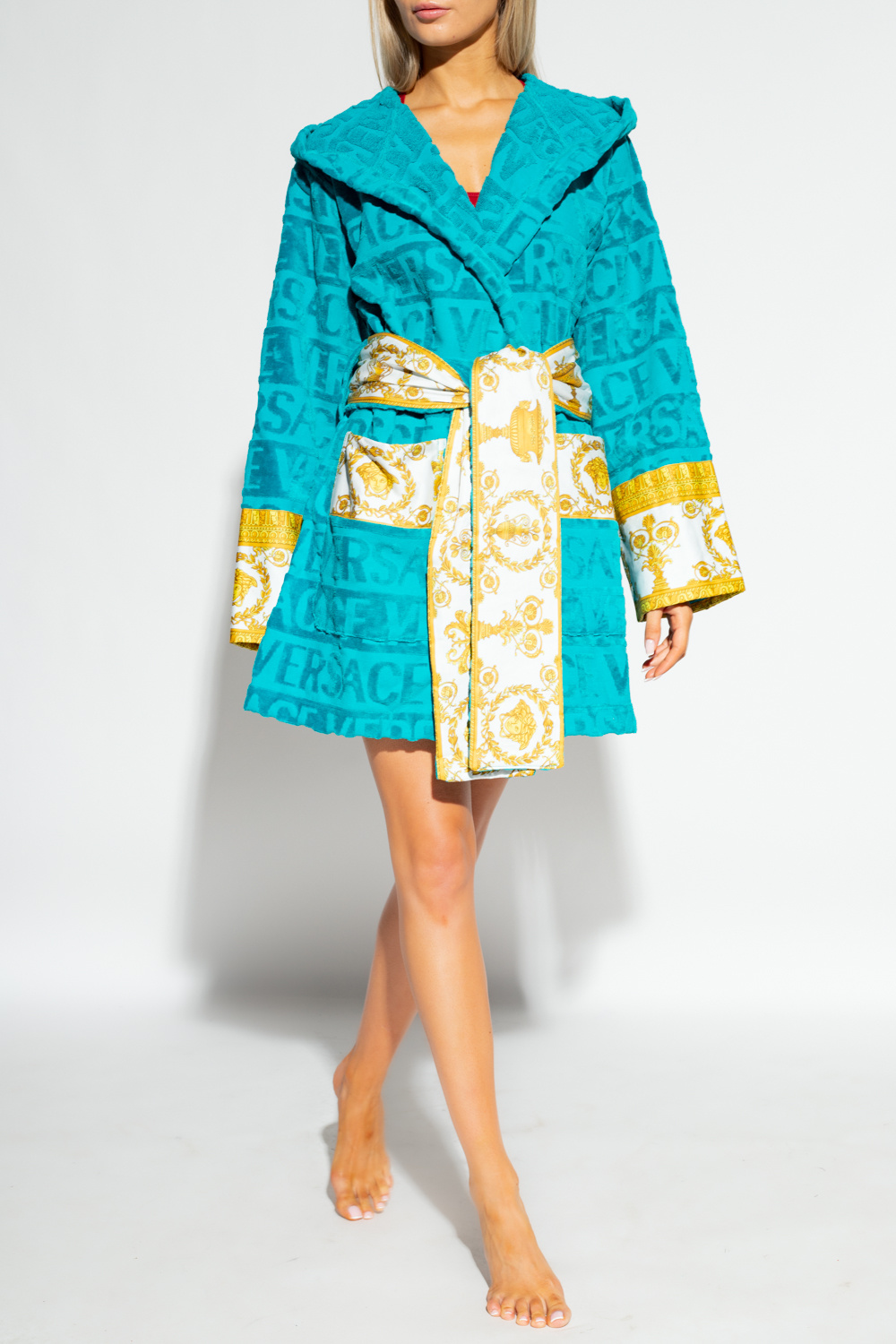 Versace Home Bathrobe with logo