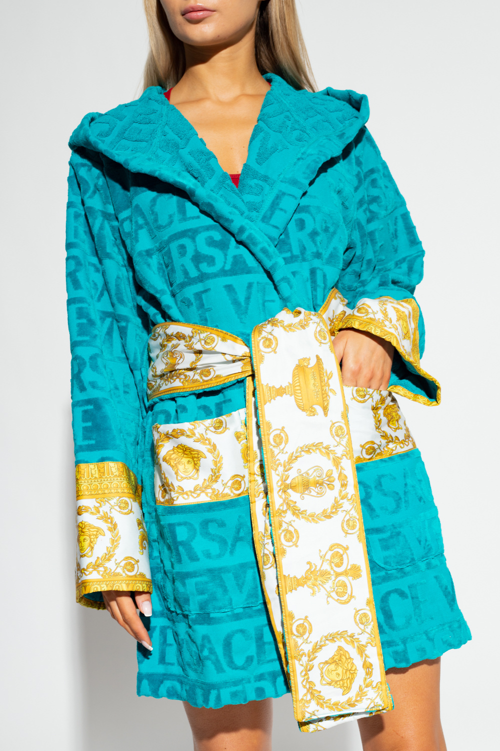 Versace Home Bathrobe with logo