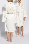 Versace Home WHITE Bathrobe with logo
