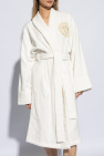 Versace Home WHITE Bathrobe with logo