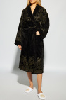 Versace Home BLACK Bathrobe with logo