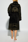Versace Home BLACK Bathrobe with logo
