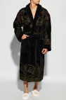 Versace Home BLACK Bathrobe with logo