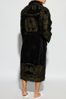 Versace Home BLACK Bathrobe with logo