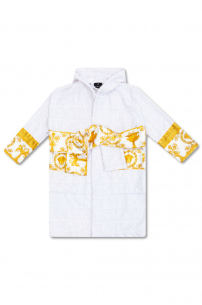 Patterned bathrobe for kids od Versace Home