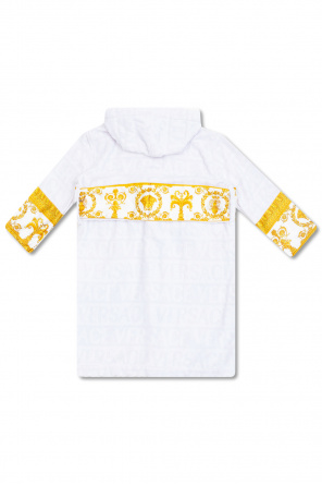 Patterned bathrobe for kids od Versace Home