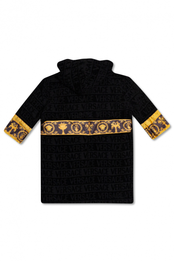 Versace Home Patterned bathrobe for kids