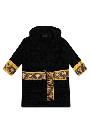 Patterned bathrobe for kids