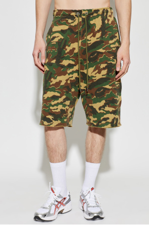 A BATHING APE® Camo print shorts