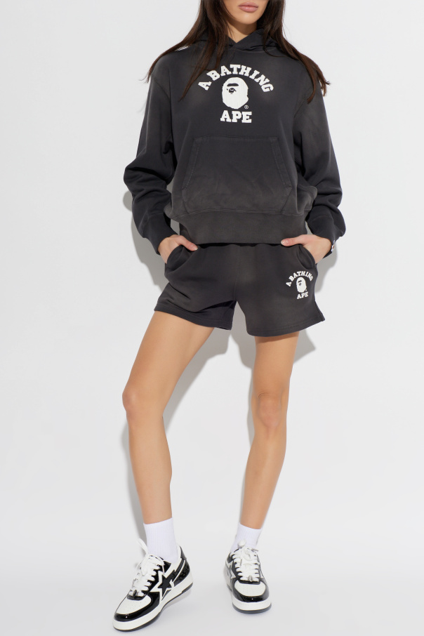 A BATHING APE® Shorts with logo