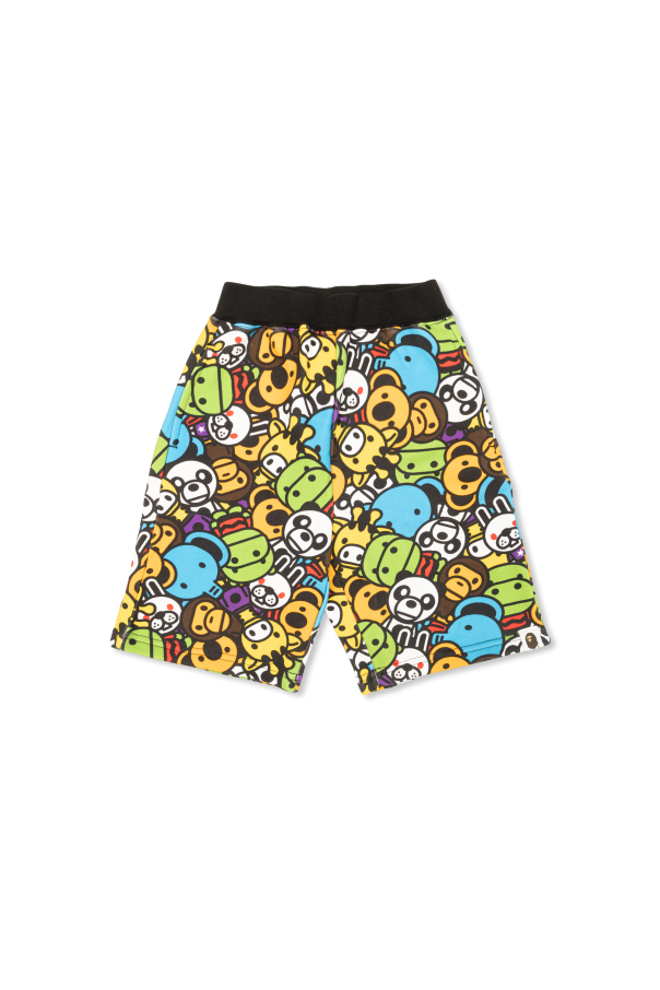 Printed shorts od A BATHING APE® Kids