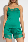 Hanro GREEN ‘Lovis’ satin shorts