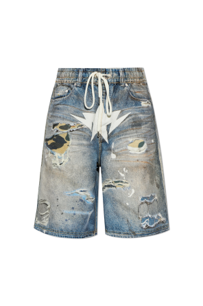 Denim shorts