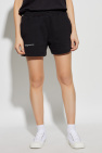 Pangaia BLACK Logo shorts