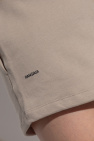 Pangaia beige Logo shorts