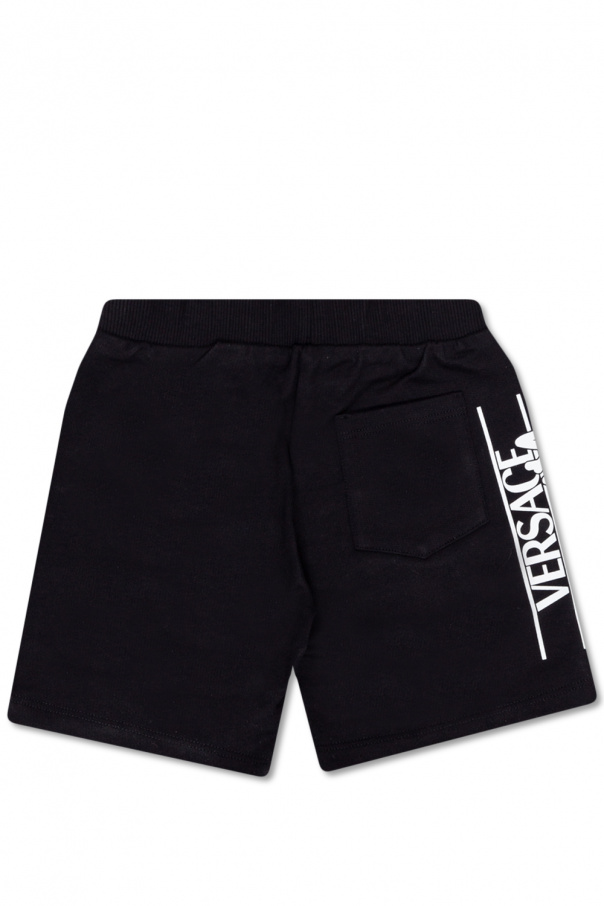 Versace Kids casual Shorts with ‘Dream via Ges’ logo