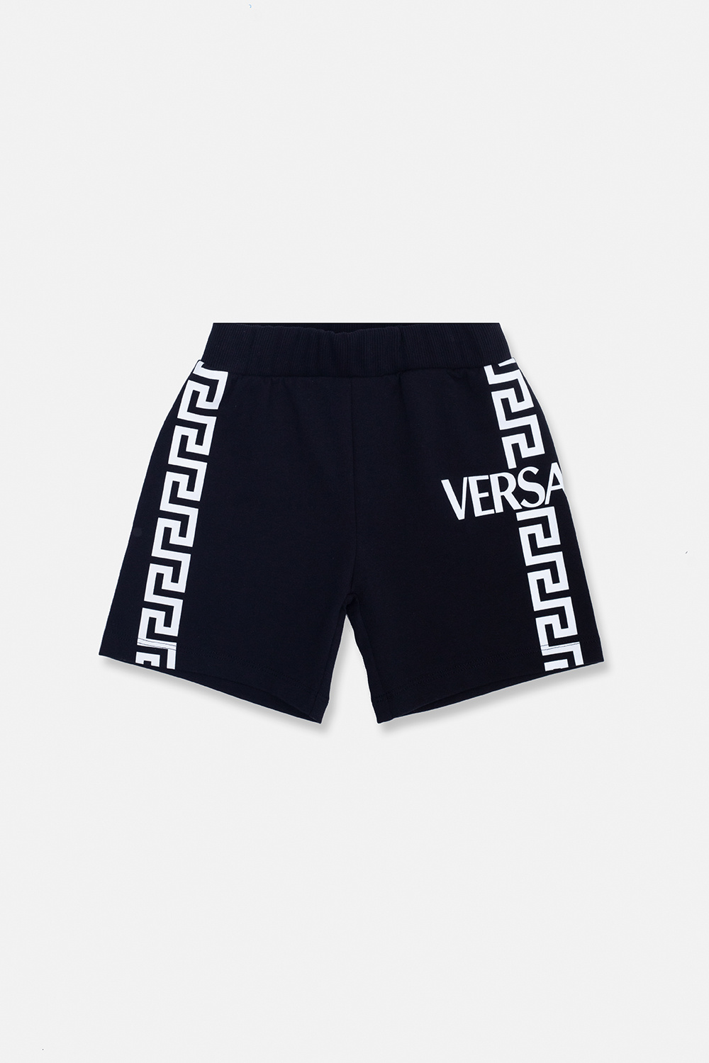 Versace Kids Cotton low-rise shorts